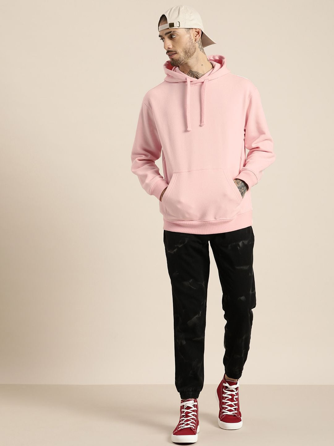 Men Hooded Sweatshirt – Comfortable Cotton Pullover Hoodie for Winter in Pakistan | PRINDA