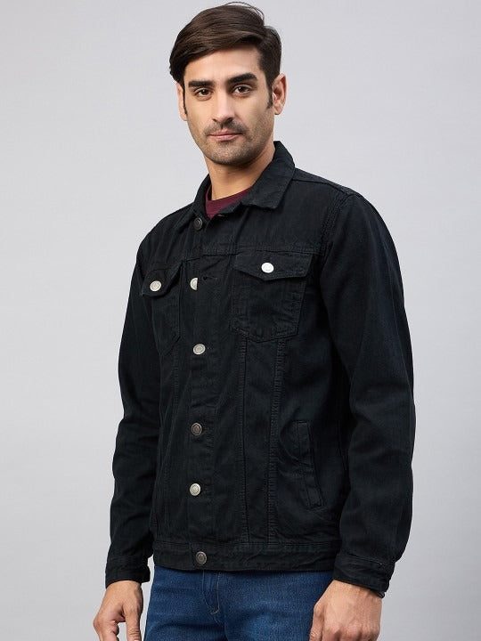Lightweight Denim Jacket for Men in Pakistan – Stylish Cotton Outerwear by PARINDA
