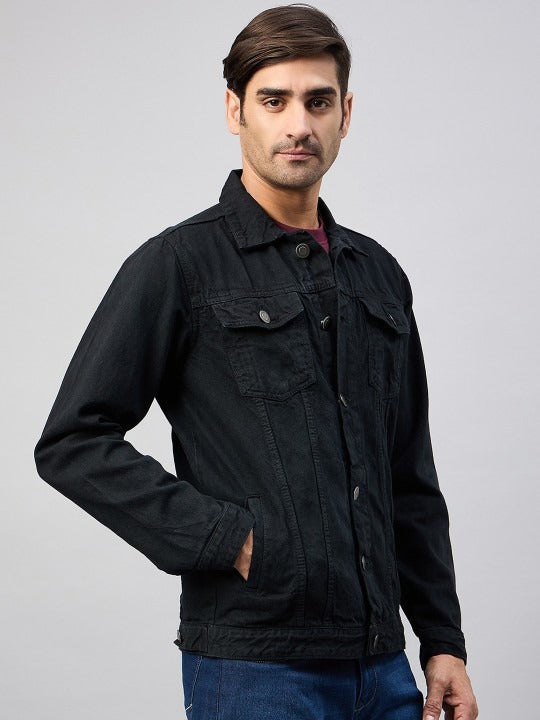 Lightweight Denim Jacket for Men in Pakistan – Stylish Cotton Outerwear by PARINDA