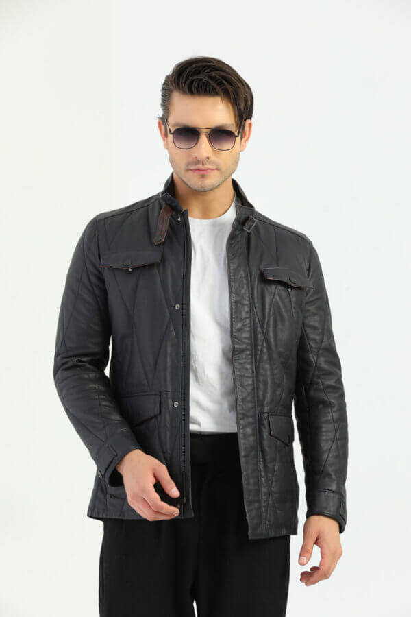 PRINDA Peterhead Genuine Leather Jacket Men