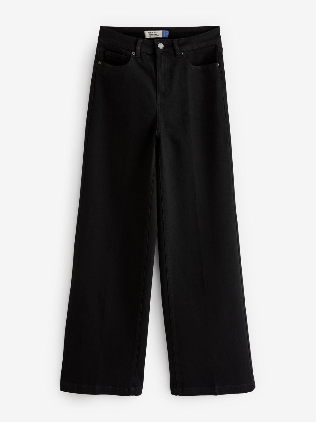 Women Black Wide Leg Jeans – High Waist Loose Fit Denim Pants for Women in Pakistan | PRINDA