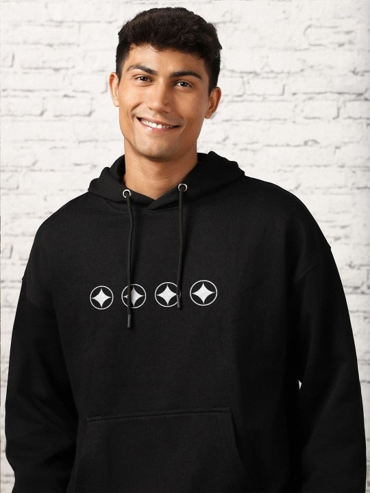 Men Oversized Printed Hooded Sweatshirt – Streetwear Hoodie for Casual Style in Pakistan | PRINDA
