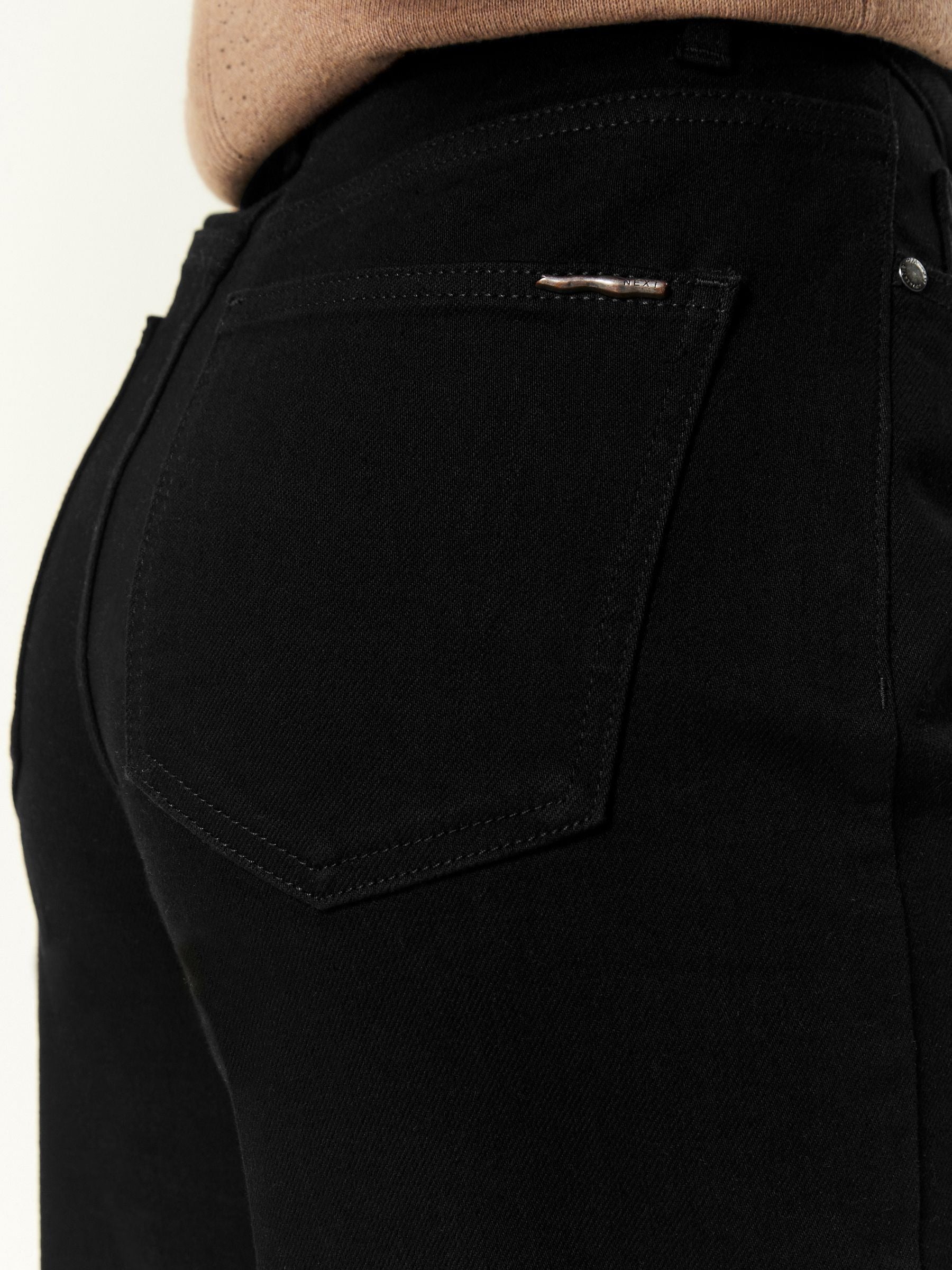 Women Black Wide Leg Jeans – High Waist Loose Fit Denim Pants for Women in Pakistan | PRINDA