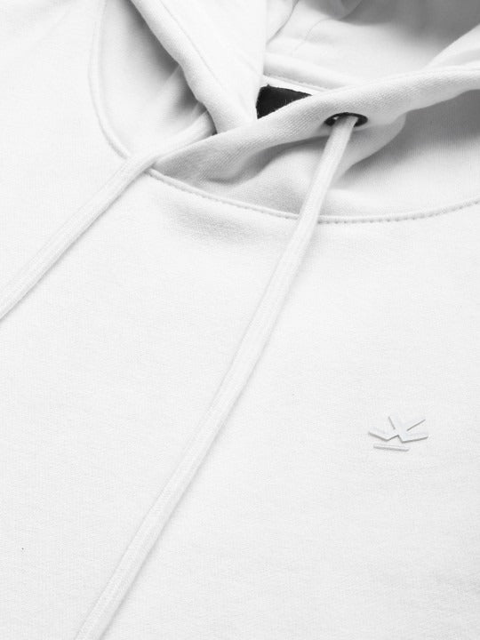 Men White Hooded Sweatshirt – Comfortable Cotton Hoodie for Winter in Pakistan | PRINDA