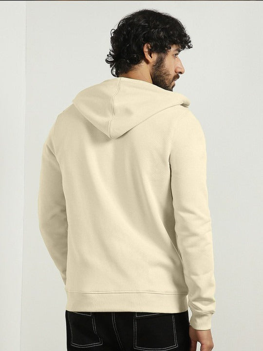 Men Hooded Zipper Front-Open Sweatshirt – Stylish Cotton Pullover for Men in Pakistan | PRINDA