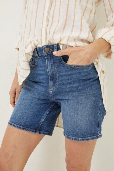 Blue Darley Denim Shorts - PRINDA - Shorts & Skirts - 