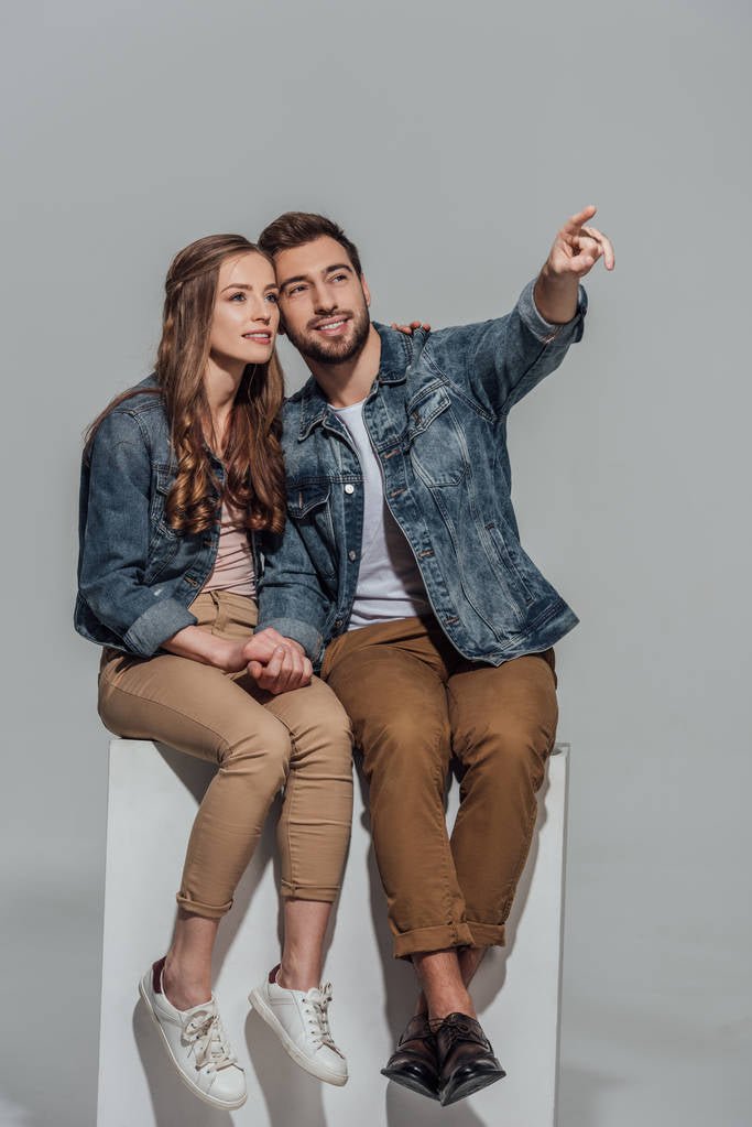 Couple Denim Jacket Blue - PRINDA - Denim Jackets - 
