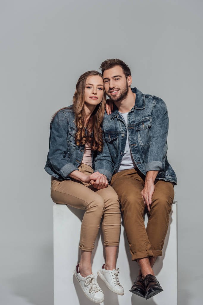 Couple Denim Jacket Blue - PRINDA - Denim Jackets - 
