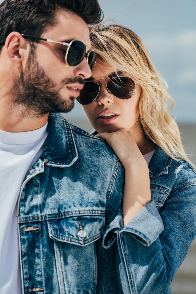 Couple Denim Jacket Blue - PRINDA - Denim Jackets - 