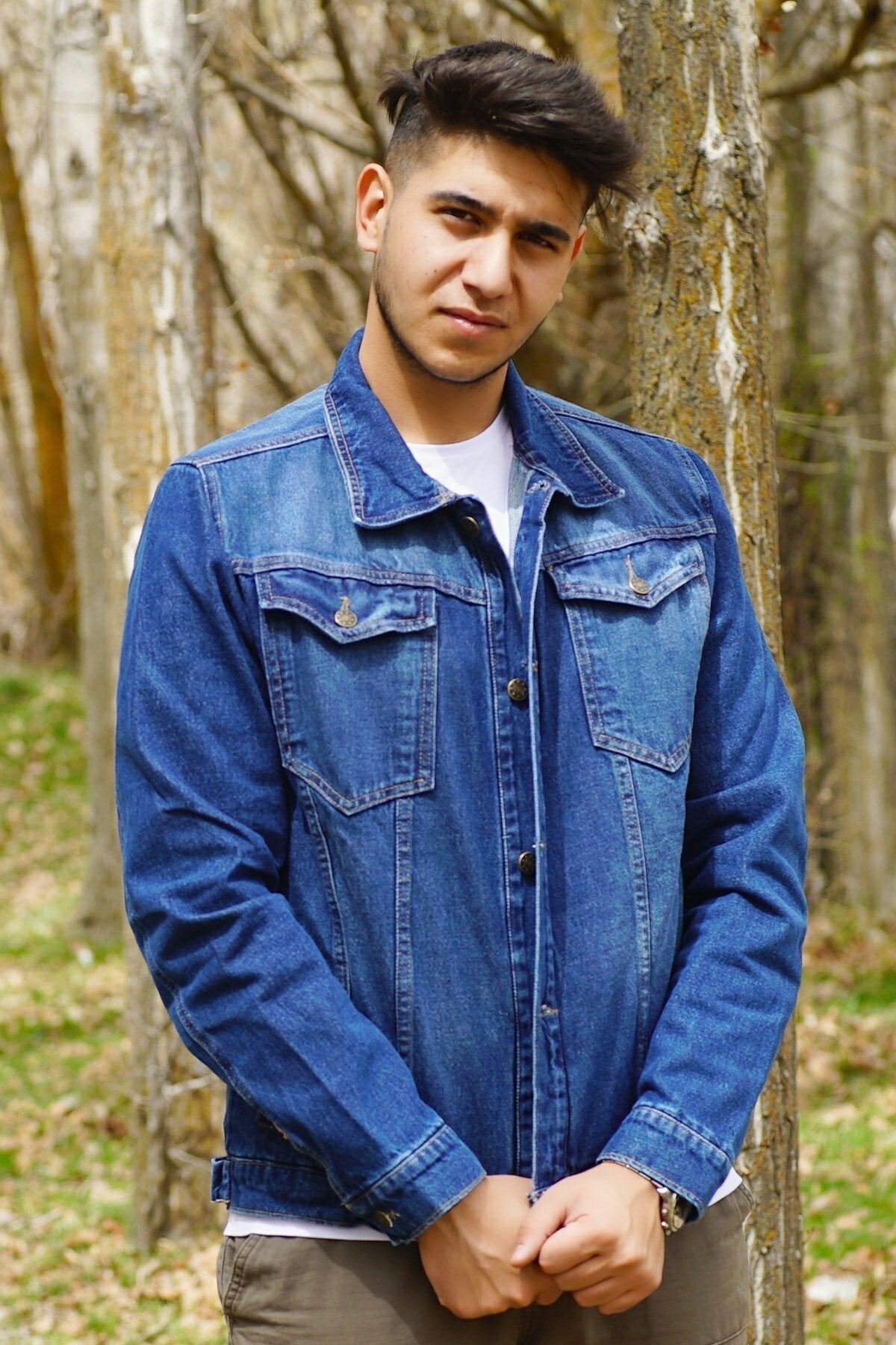 Couple Denim Jacket Blue - PRINDA - Denim Jackets - 