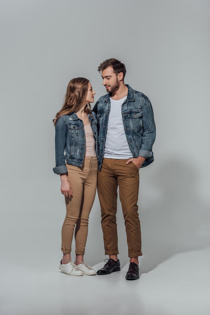 Couple Denim Jacket Blue - PRINDA - Denim Jackets - 