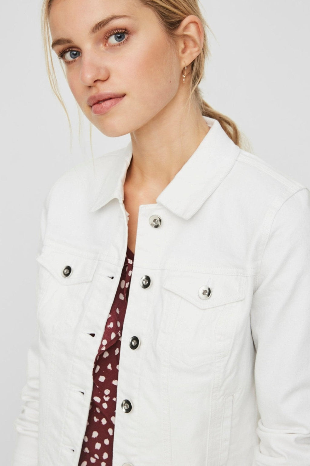 Fitted Jacket - PRINDA - Denim Jackets - 
