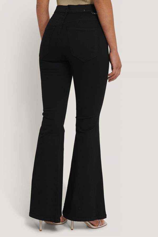 Flare Fit Mid - Rise Low Stretchable Jeans - PRINDA - Jeans - 