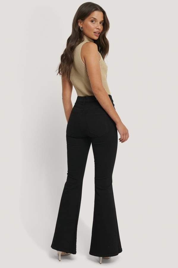 Flare Fit Mid - Rise Low Stretchable Jeans - PRINDA - Jeans - 