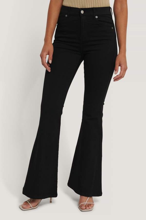 Flare Fit Mid - Rise Low Stretchable Jeans - PRINDA - Jeans - 