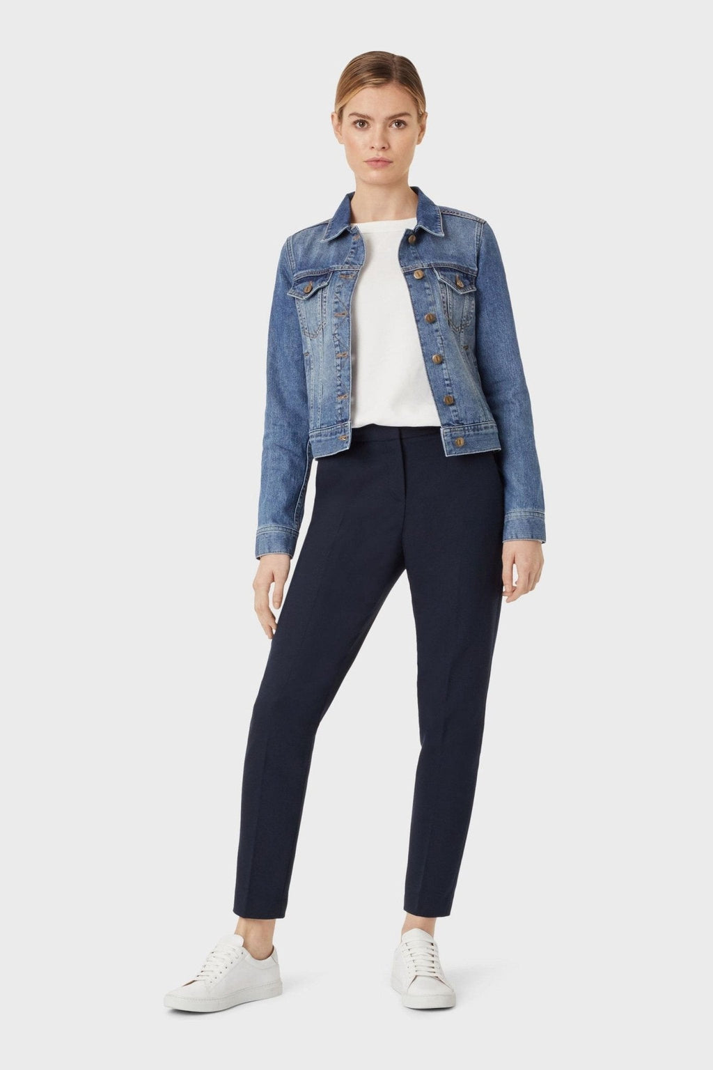 Hobbs Blue Mariam Jacket - PRINDA - Denim Jackets - 