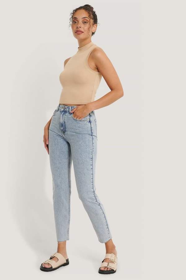 Lola Slim Fit Mid - Rise Clean Look Stretchable Jeans - PRINDA - Jeans - 