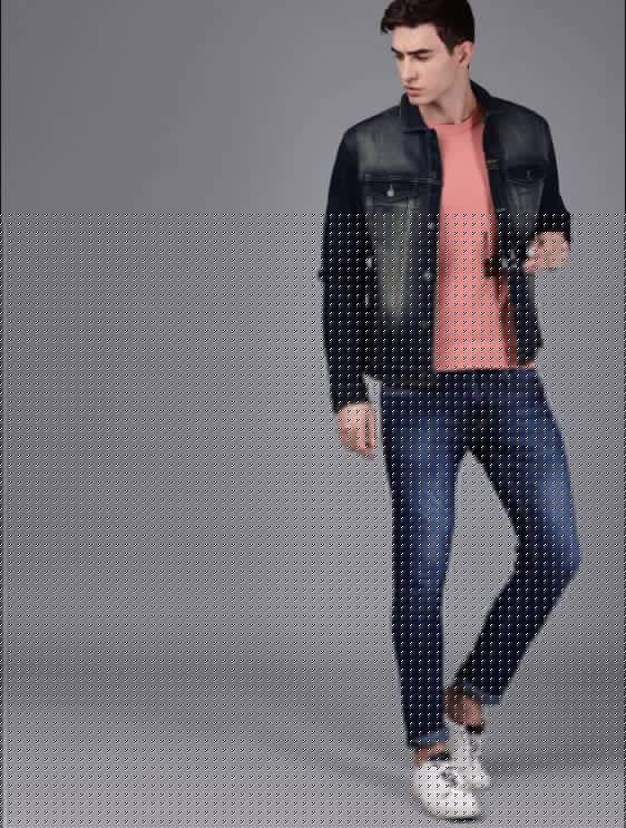 Mens Denim Jacket Black - PRINDA - Denim Jacket - 