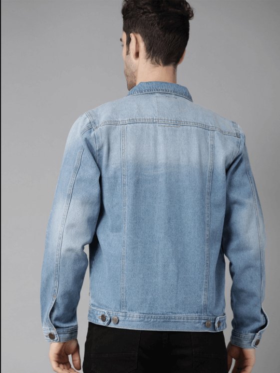Mens Denim Jacket Light Blue - PRINDA - Denim Jacket - 