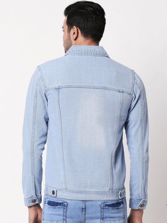 Mens Denim Jacket Light Blue - PRINDA - Denim Jacket - 