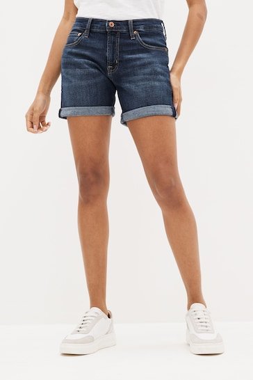 Mid Rise Girlfriend Shorts - PRINDA - Shorts & Skirts - 