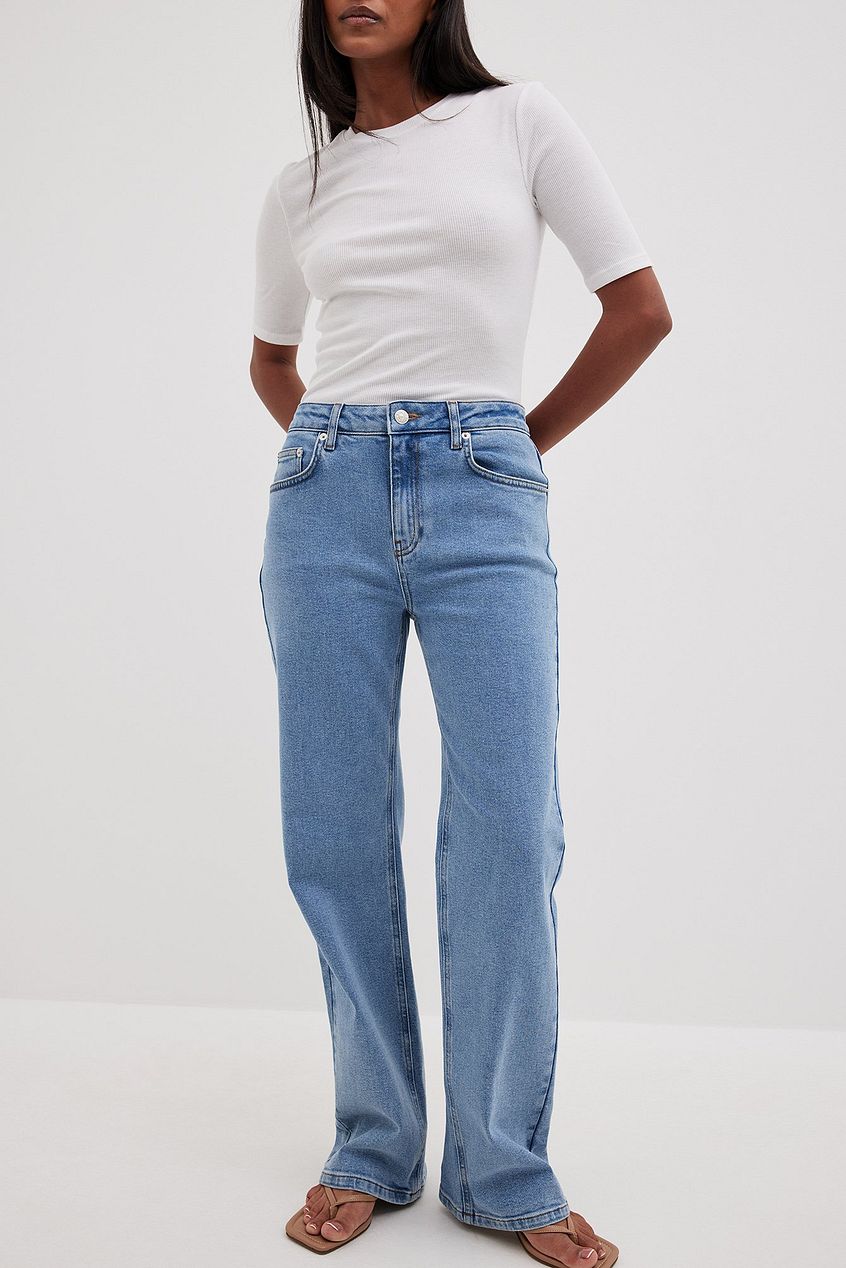 Mid Waist Denim For Womens - PRINDA - Jeans - 
