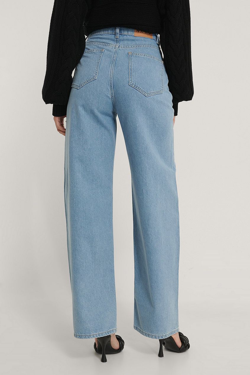 Organic Extra Wide Leg Denim For Womens - PRINDA - Jeans - 