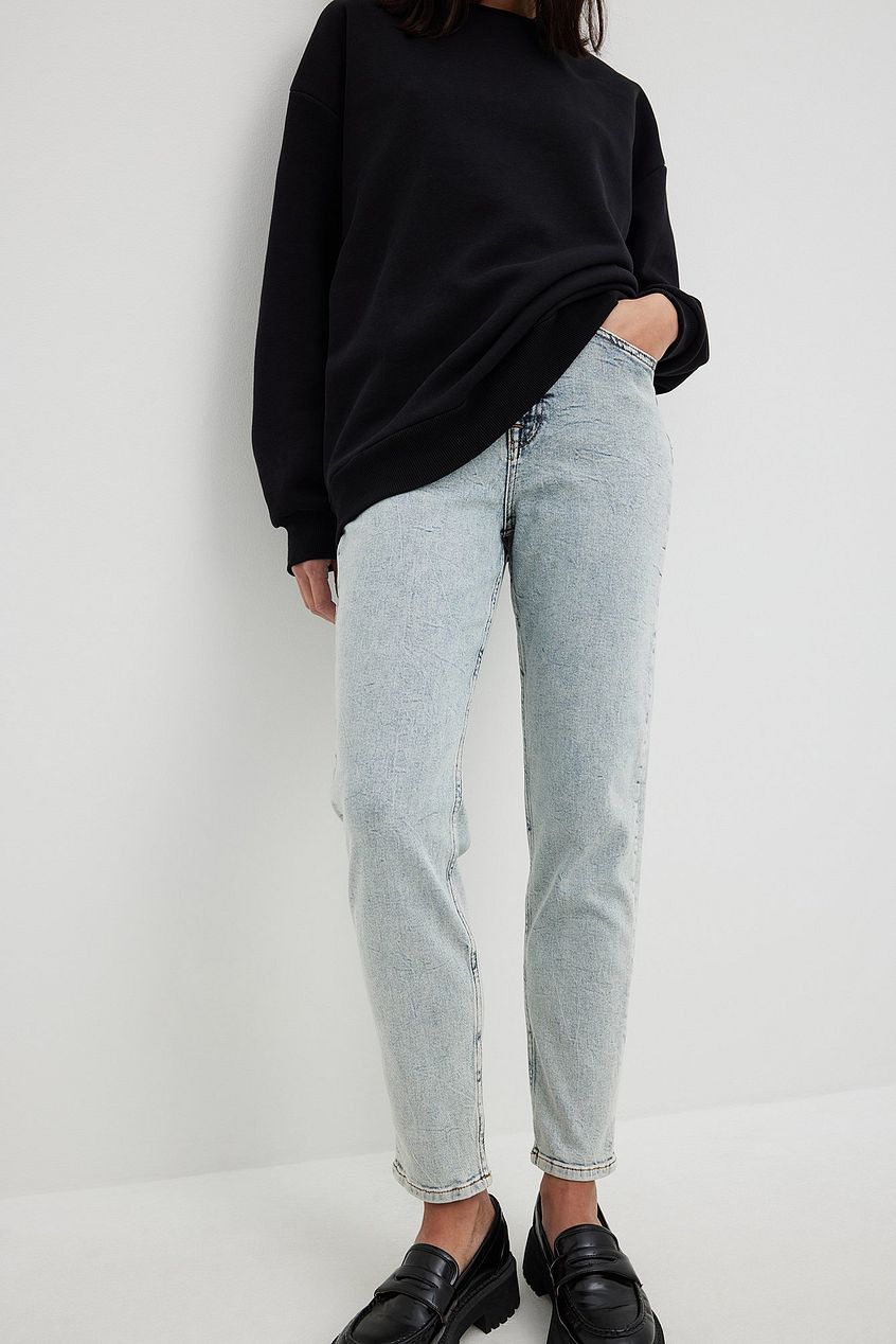 Organic Mom Jeans For Womens - PRINDA - Jeans - 