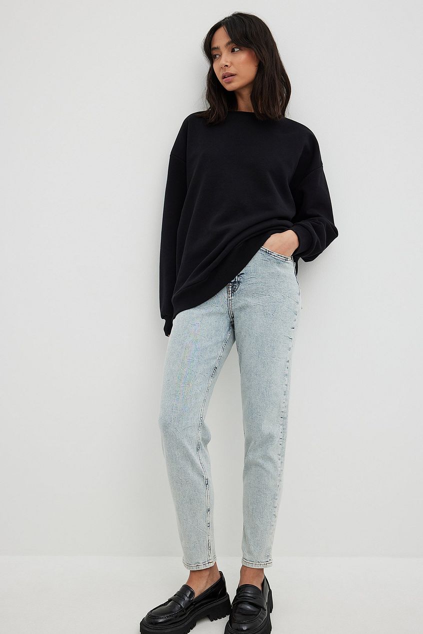 Organic Mom Jeans For Womens - PRINDA - Jeans - 