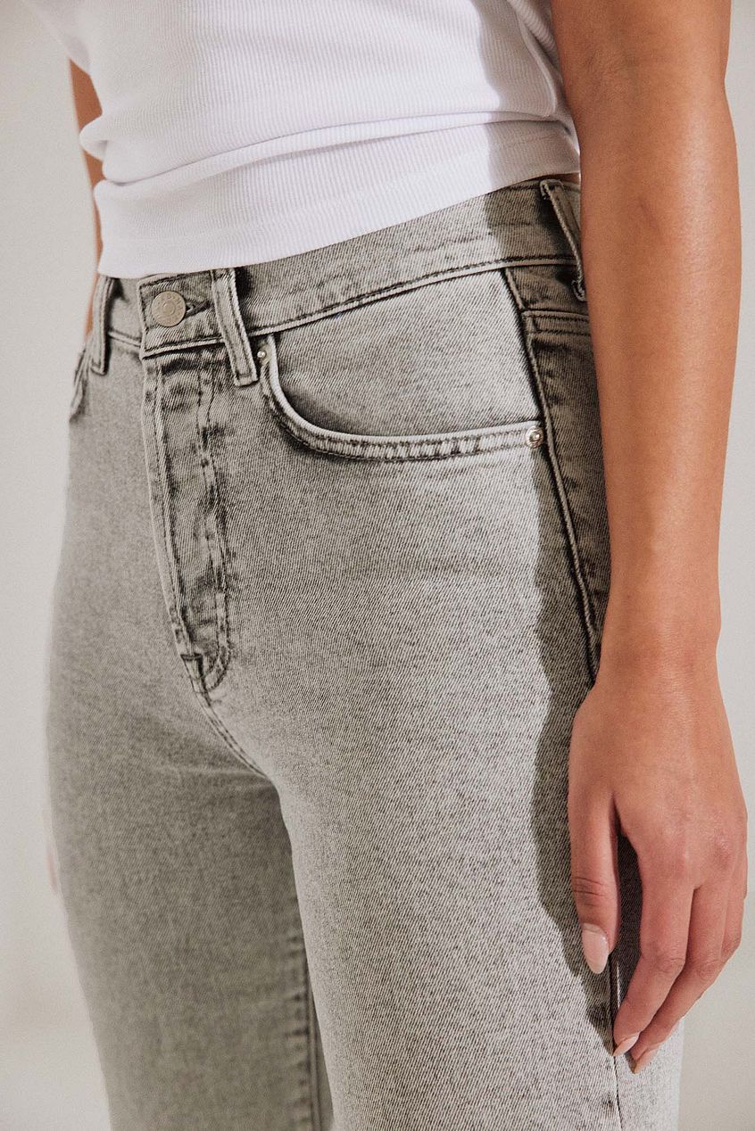 Organic Straight High Waist Jeans For Womens - PRINDA - Jeans - 