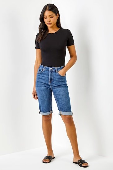 Roman Essential Knee Length Shorts - PRINDA - Shorts & Skirts - 