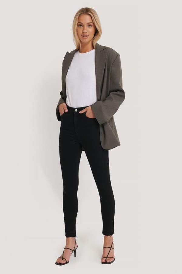 Slim Fit Mid - Rise Clean Look Stretchable Jeans - PRINDA - Jeans - 